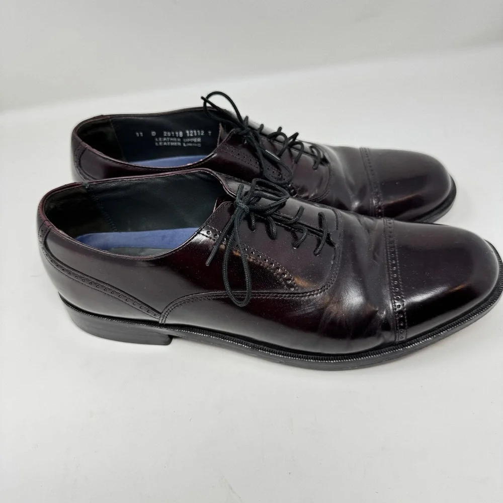 Bostonian Stockbridge Shoes Mens‎ Size 11 Oxford Dress Formal Leather Lace Up